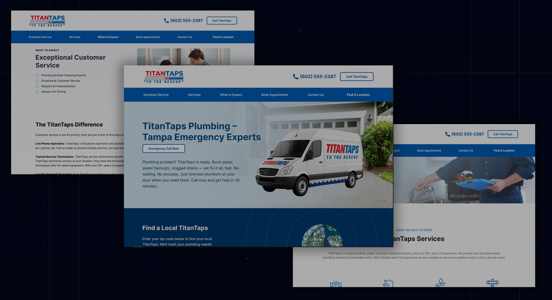 TitanTaps | Plumbing Services Website
